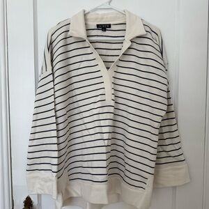 J.Crew Striped Pullover Sweater